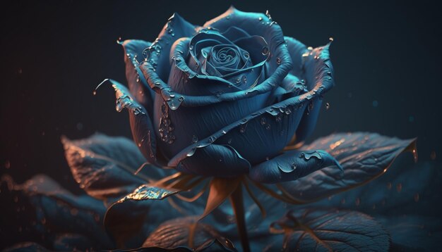 Blue roses