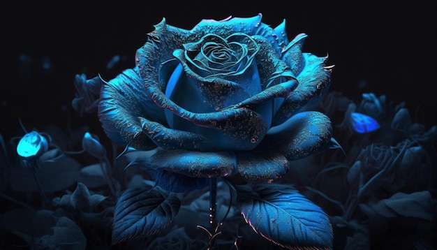 Blue roses