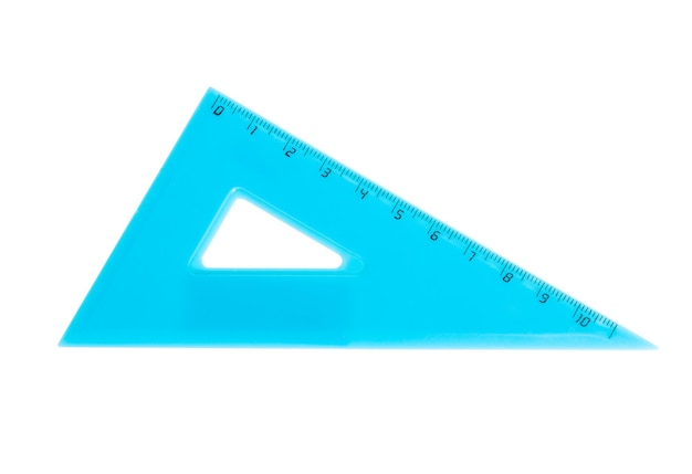 Photo blue ruler