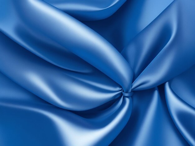 blue satin background AI generated