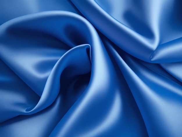 blue satin background AI generated