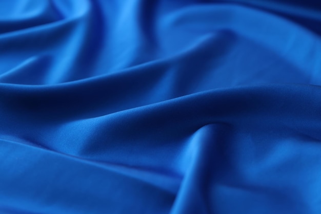 Blue satin background or design element