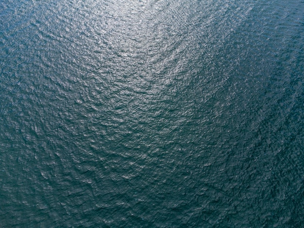 青い海の空中トップダウン ビュー