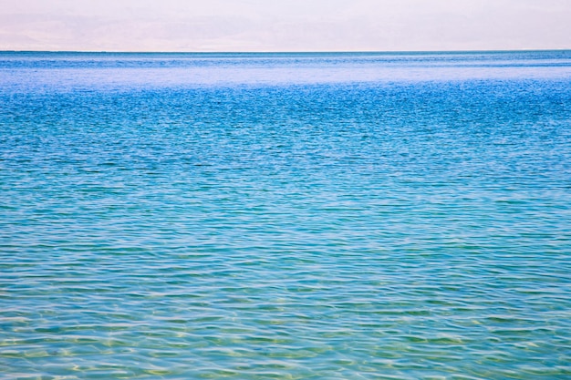 Blue sea and sky horizon