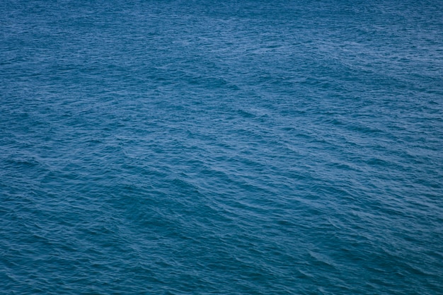 Blue sea surface