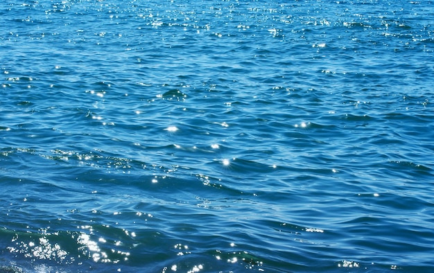 Premium Photo | Blue sea water background texture