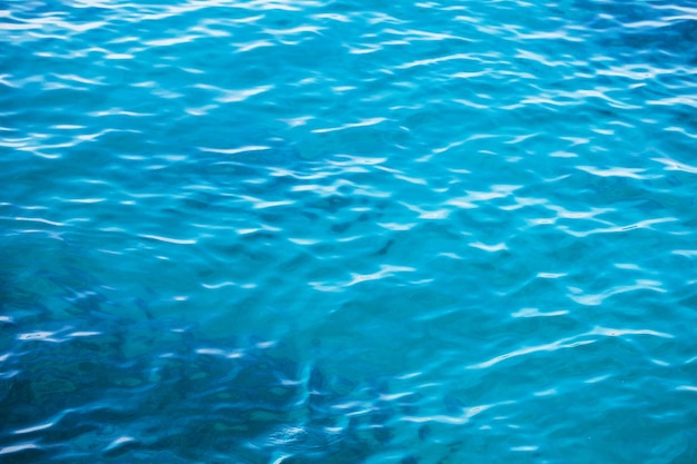 Blue sea water background