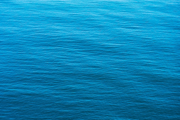 Photo blue sea water surface background, aerial view