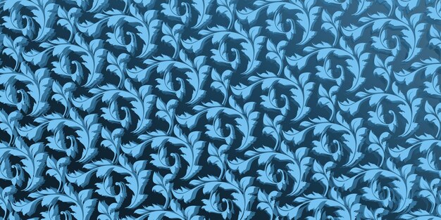 Blue Seamless geometric pattern background