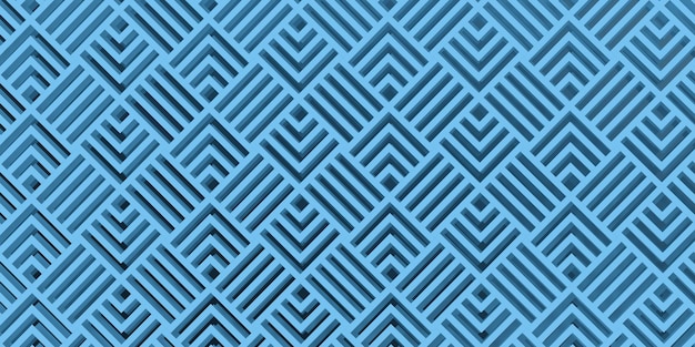 Blue Seamless geometric pattern background