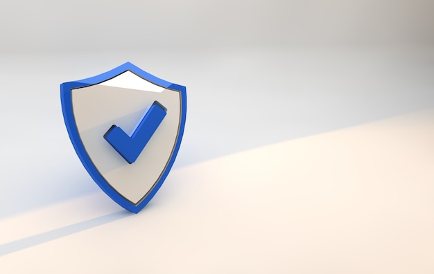 Blue Shield-beveiliging. Cybersecurity en digitale gegevensbescherming