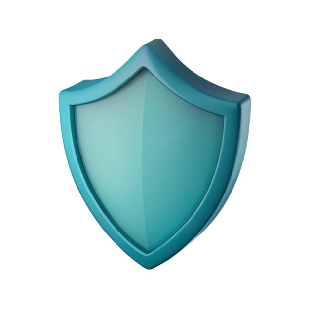 a blue shield with a blue shield on it