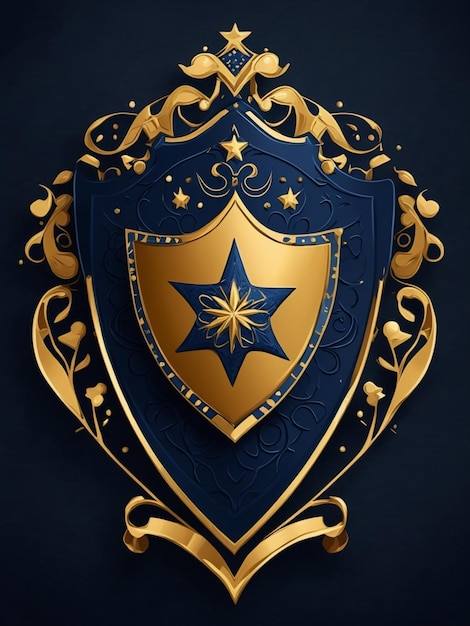 a blue shield with a star on it that says quot star quot