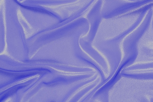 Blue shiny pearl fabric as a background