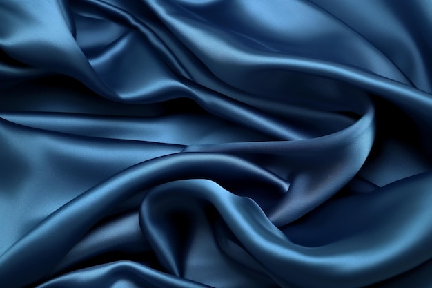 Blue silk fabric that is made by the company of the blue silk.