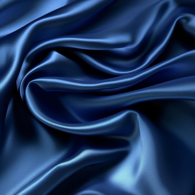 A blue silk with a blue background that has a pattern of blue.