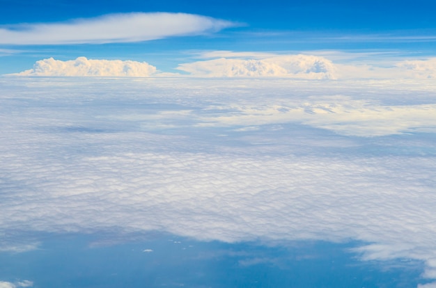 Blue sky abstract background