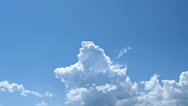 写真 青い空と雲の背景