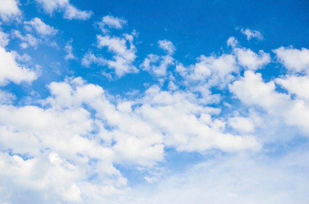 写真 青空の背景のパターン