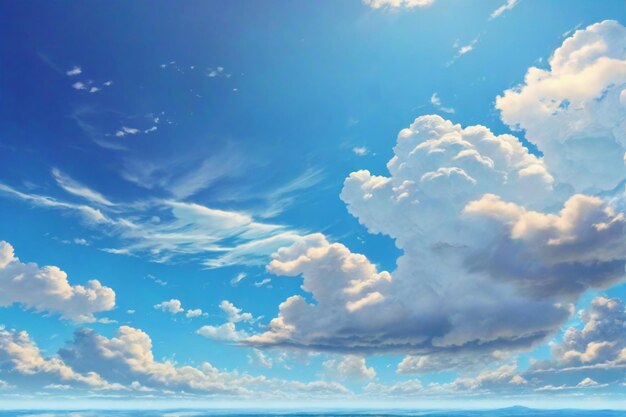 Blue sky background sky background sky wallpaper ai generative