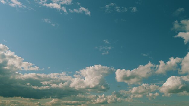 Blue sky background and white clouds soft focus blue sky is covered by white clouds