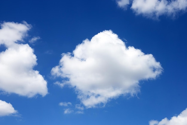 Blue sky background with cloud