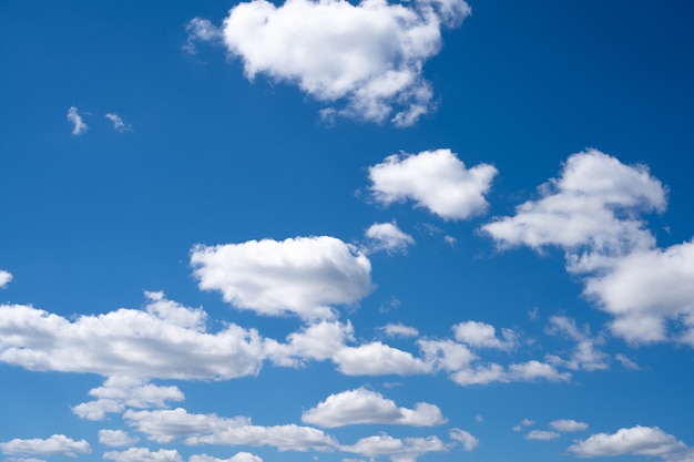 Blue sky background with clouds