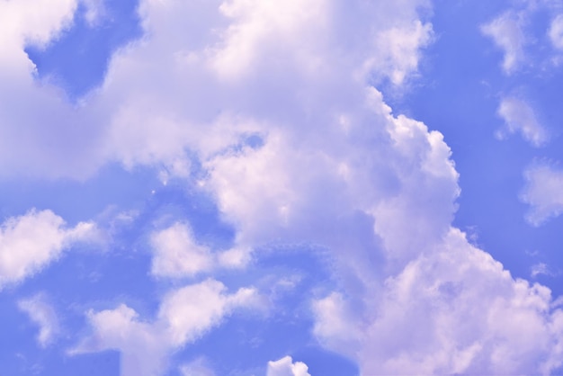 Blue sky background with clouds