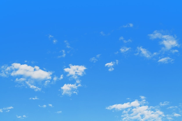 Blue sky background with clouds