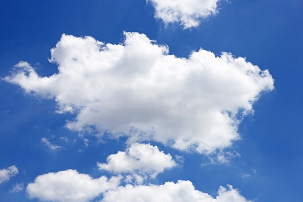 Blue sky background with clouds