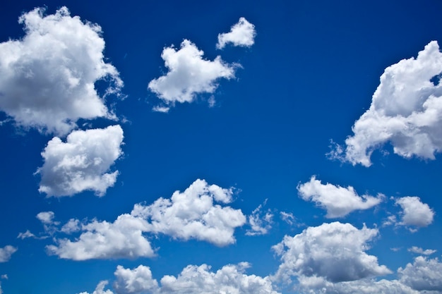 Blue sky background with clouds