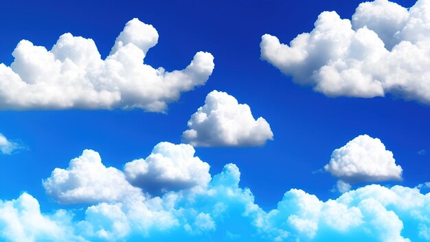 Blue sky background with clouds