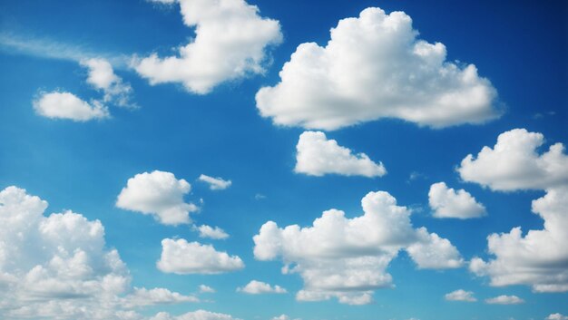 Photo blue sky background with clouds