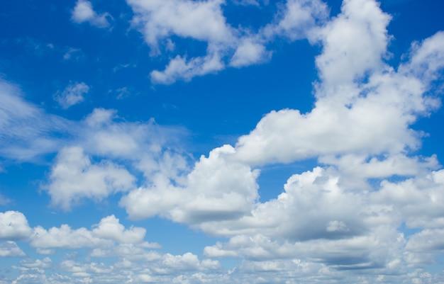 Premium Photo | Blue sky background with cloudy.