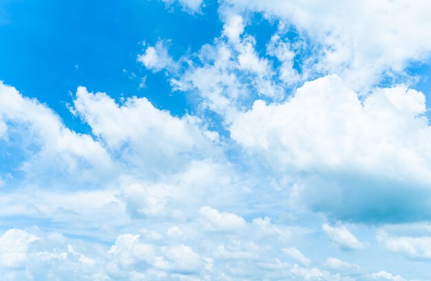 Blue sky background with tiny clouds gloomy vivid cyan landscape in environment day horizon skyline view spring wind