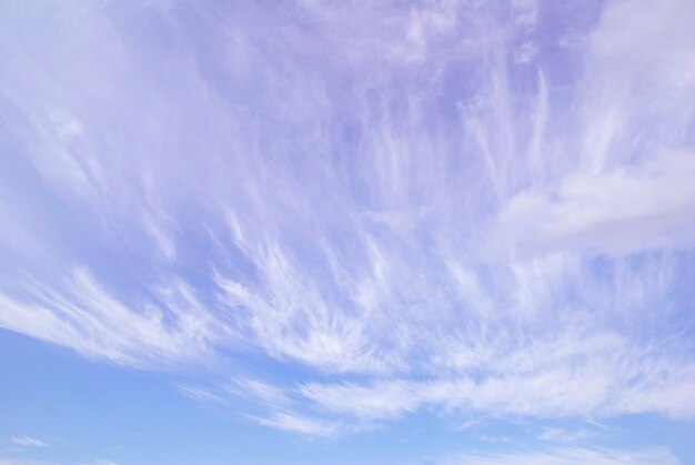 Sfondo del cielo blu con nuvole minuscole