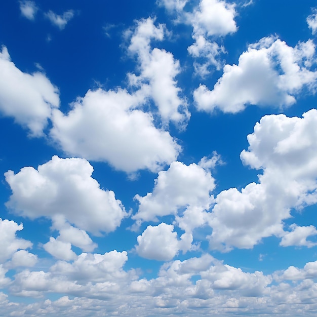 Blue sky background with white clouds Cumulus clouds