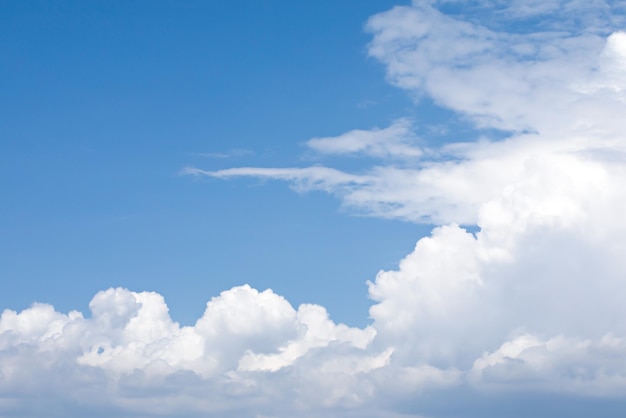 blue sky background with white clouds