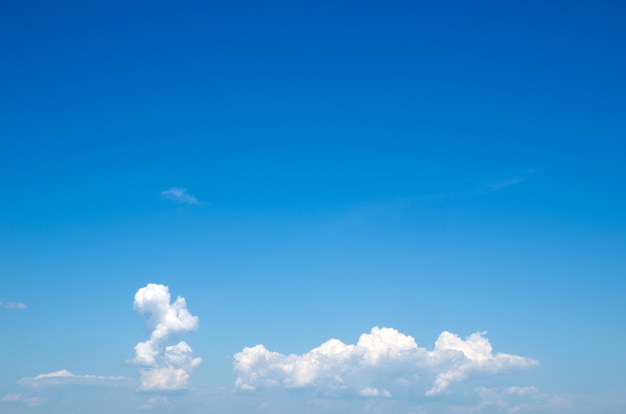 Blue sky background