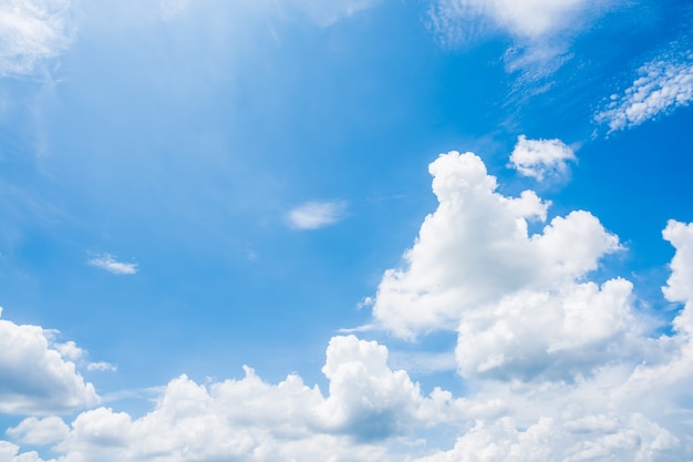 Blue sky and beautiful clouds