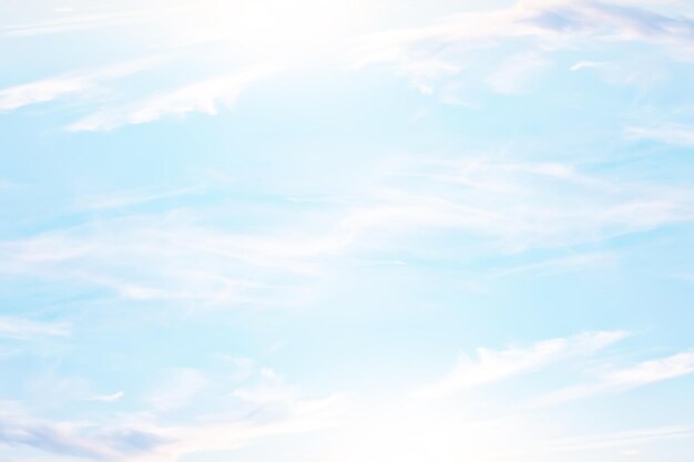 Photo blue sky clouds background abstract skyline landscape nature paradise air