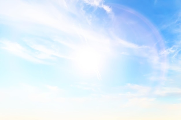 青い空雲背景抽象的なスカイライン風景自然楽園空気