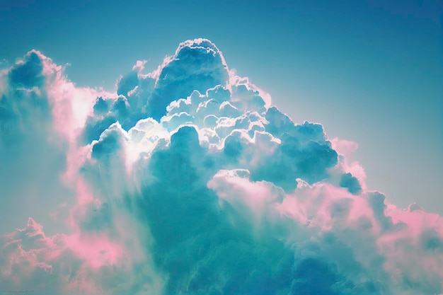 Photo blue sky and clouds background