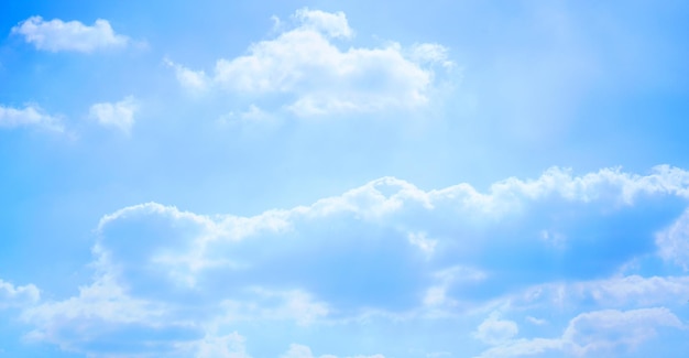 Blue sky and clouds in daytime