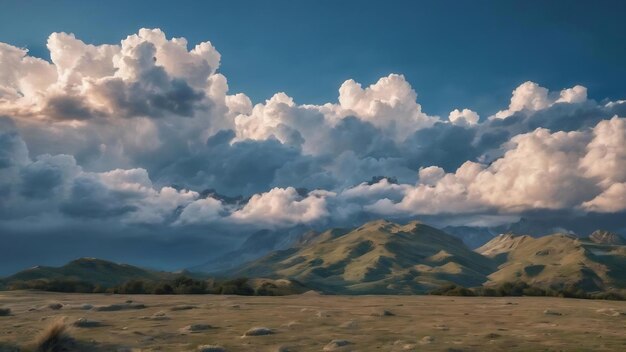 Blue sky and clouds