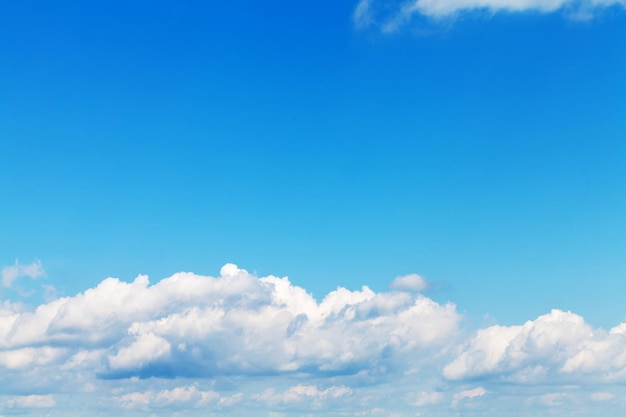 Blue sky and clouds