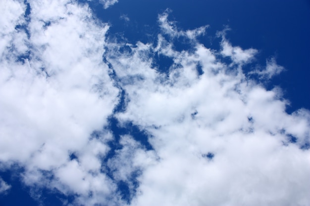 Blue sky and clouds