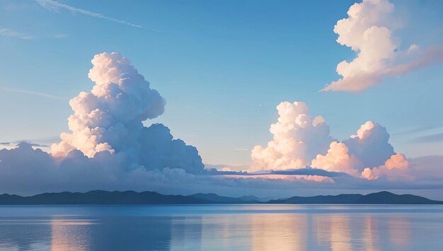 デスクトップの壁紙の青い空