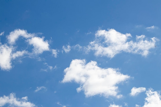 Blue sky and expressive clouds