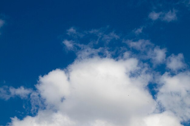 Blue sky and expressive clouds